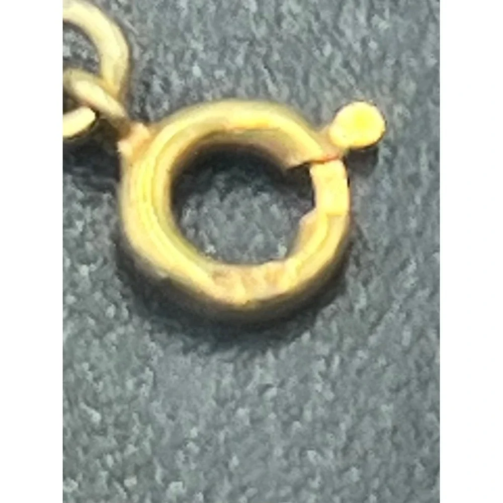 14K Solid Gold Classic Cuban link‎ Curb Layering Chain Bracelet 7